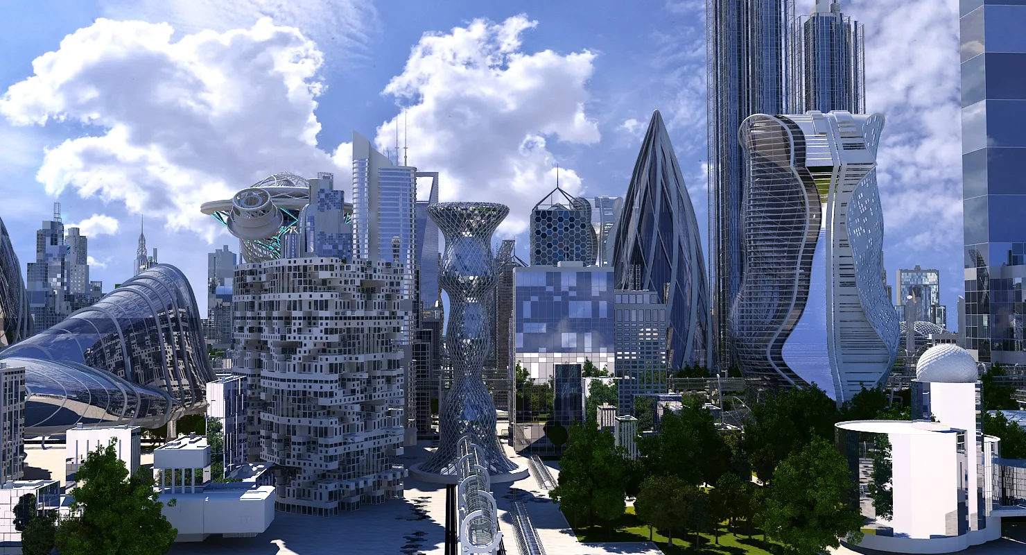 Future City HD 20 V 2 3D model