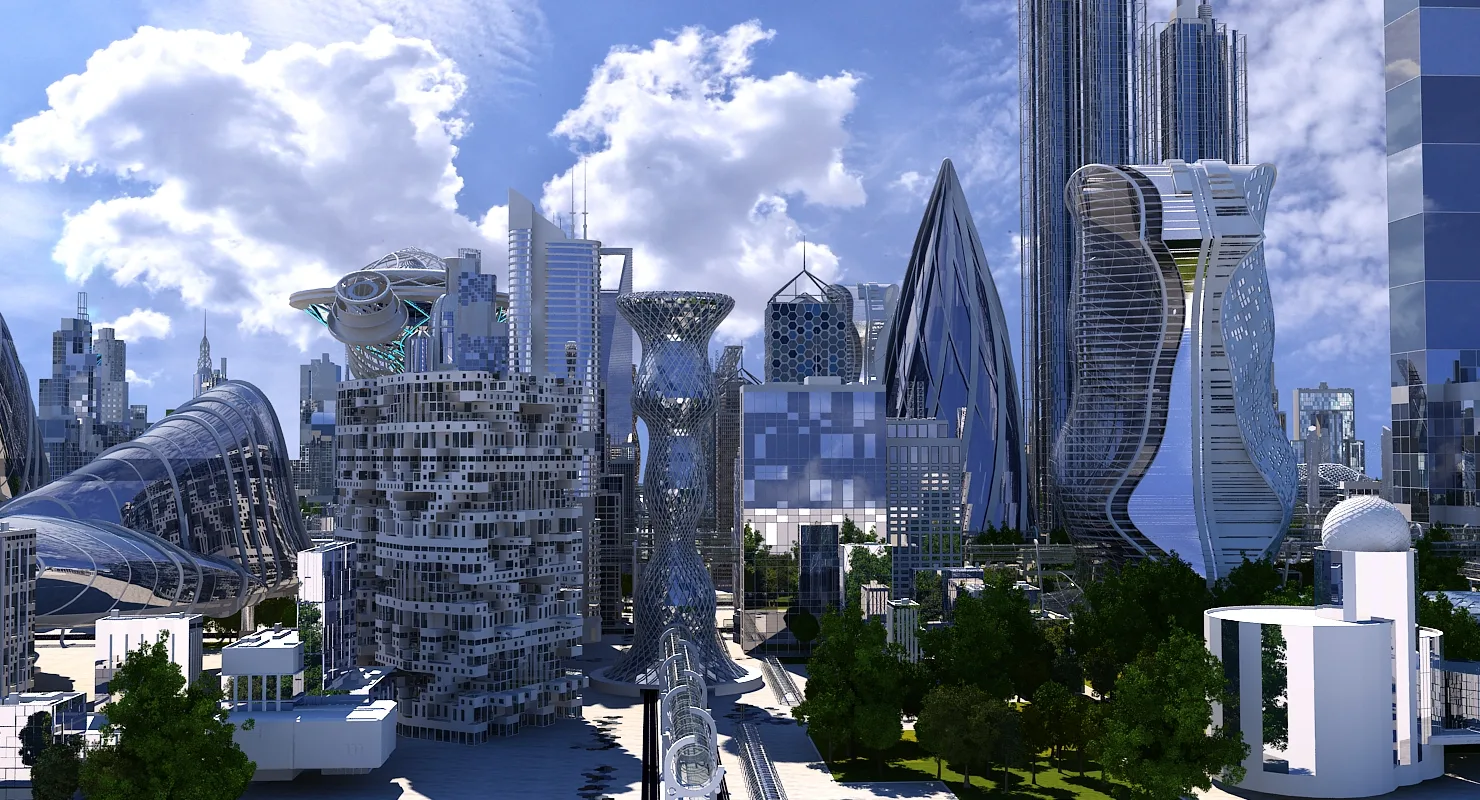 Future City HD 20 V 2 3D model