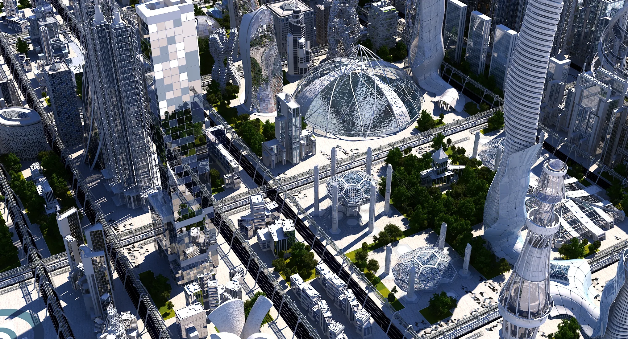 Future City HD 20 V 2 3D model