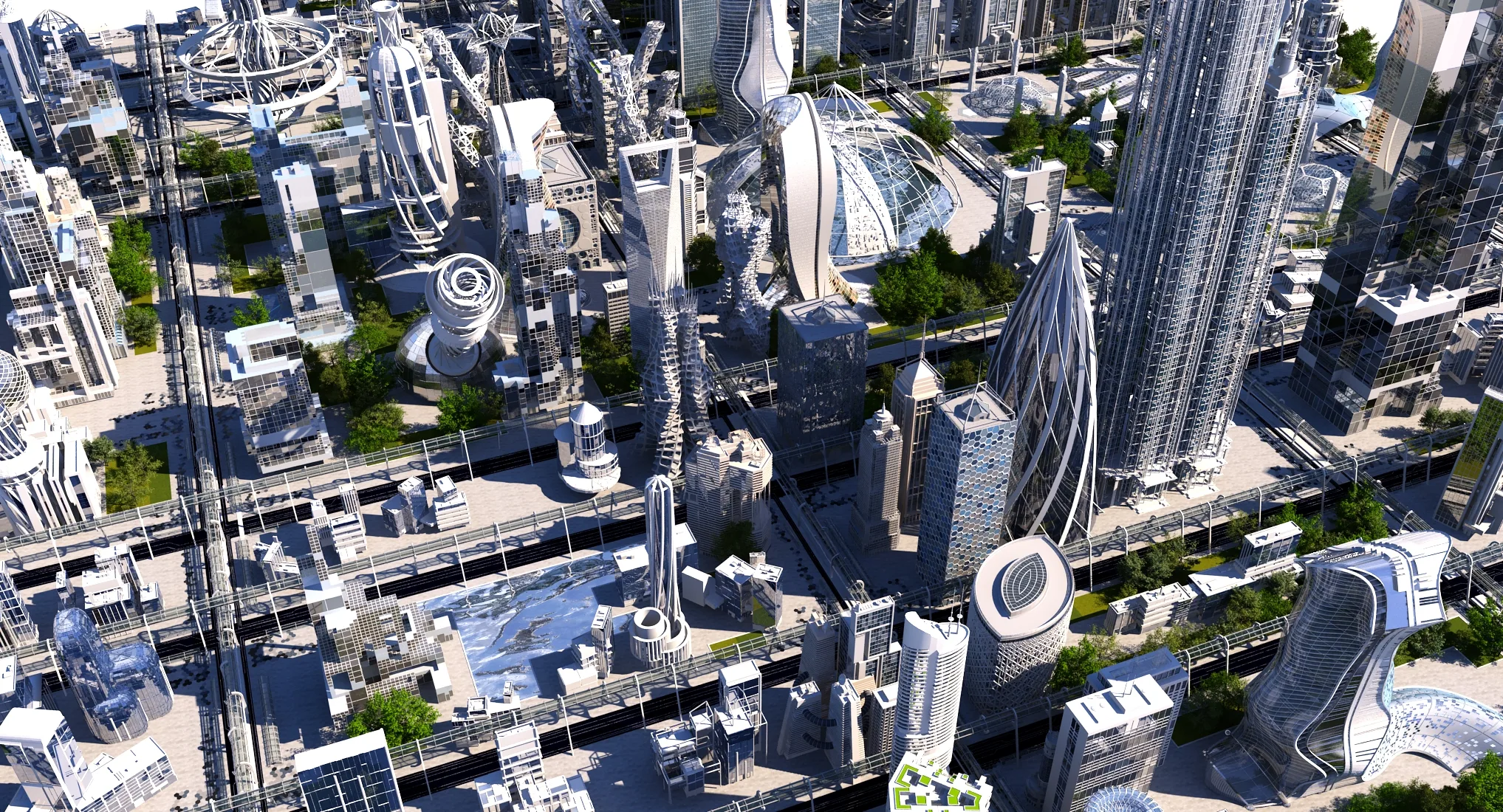 Future City HD 20 V 2 3D model