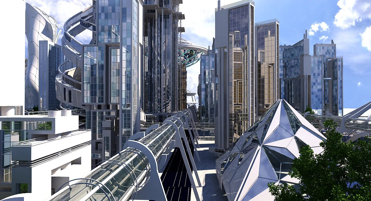 Future City HD 20 V 2 3D model