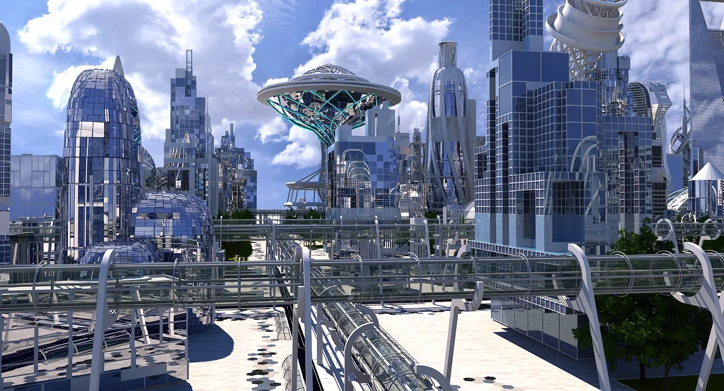 Future City HD 20 V 2 3D model