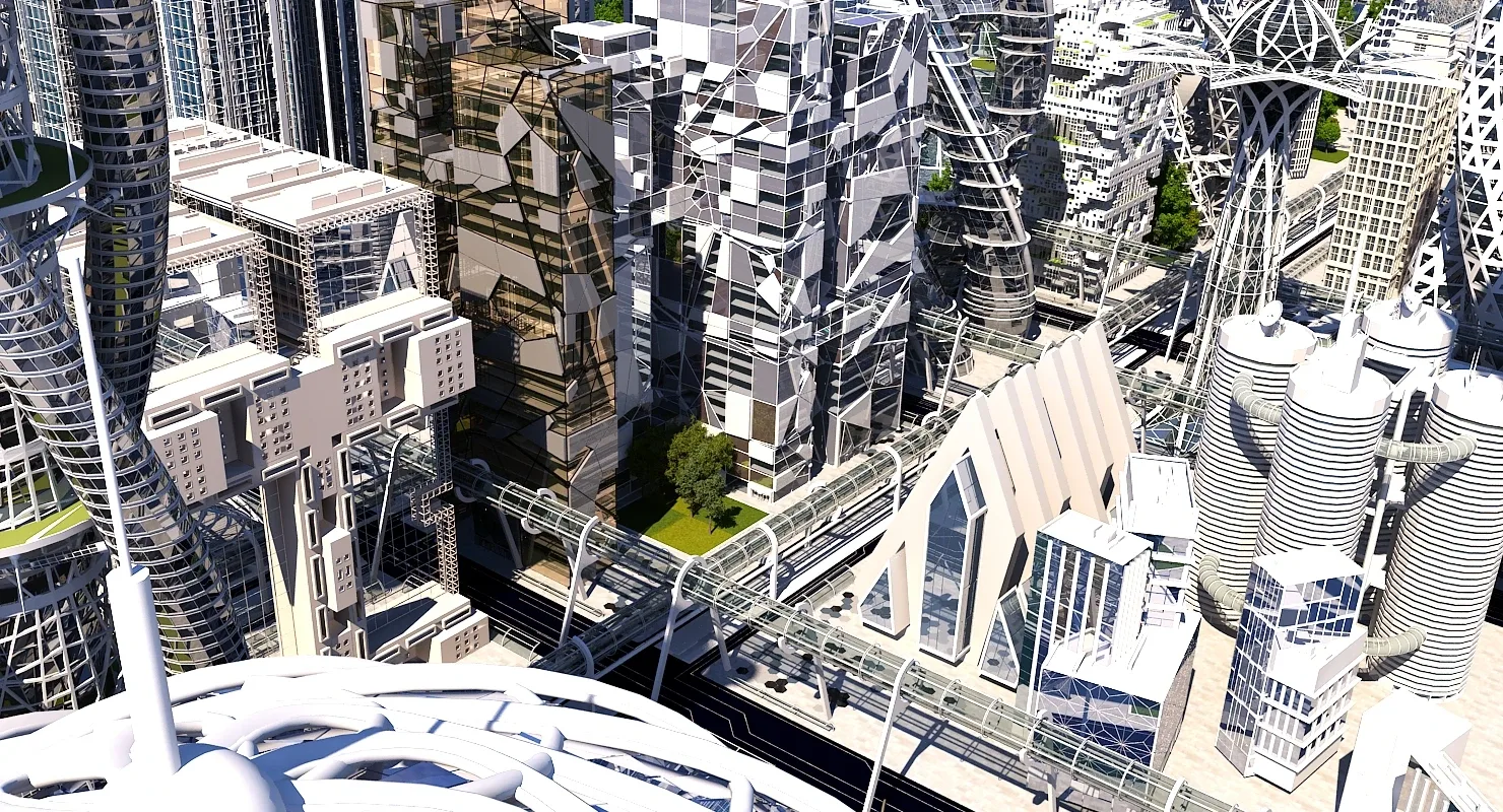 Future City HD 20 V 2 3D model