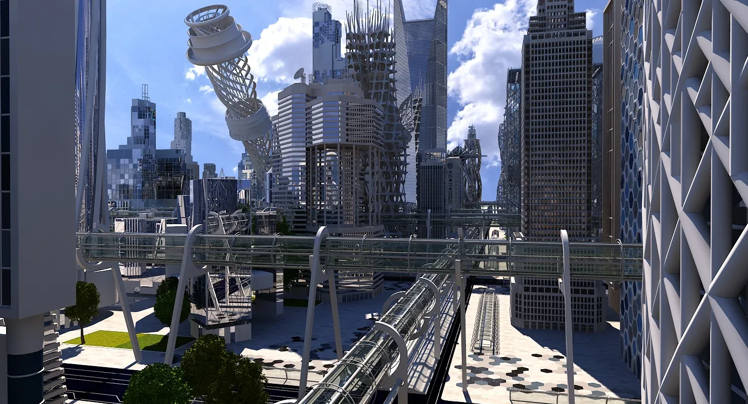 Future City HD 20 V 2 3D model