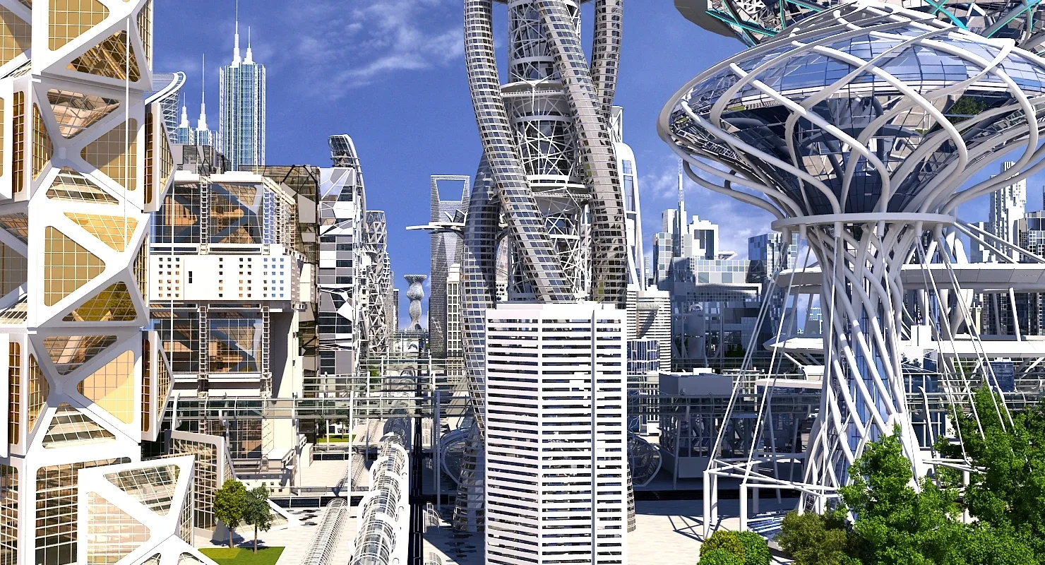 Future City HD 20 V 2 3D model