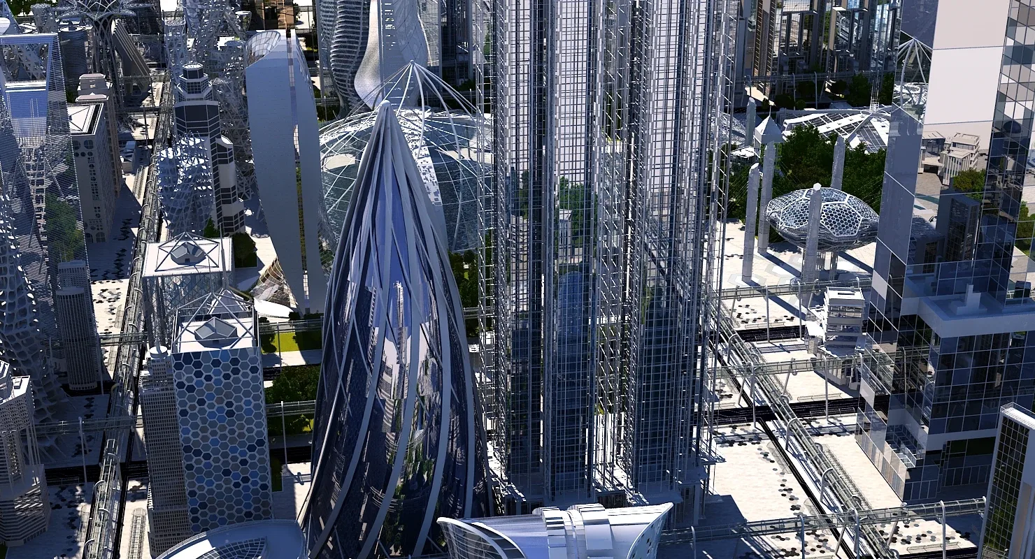 Future City HD 20 V 2 3D model