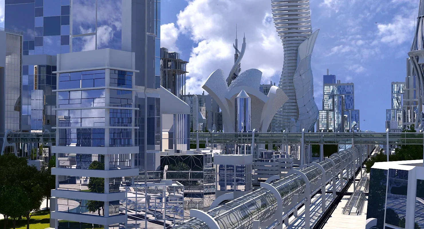 Future City HD 20 V 2 3D model