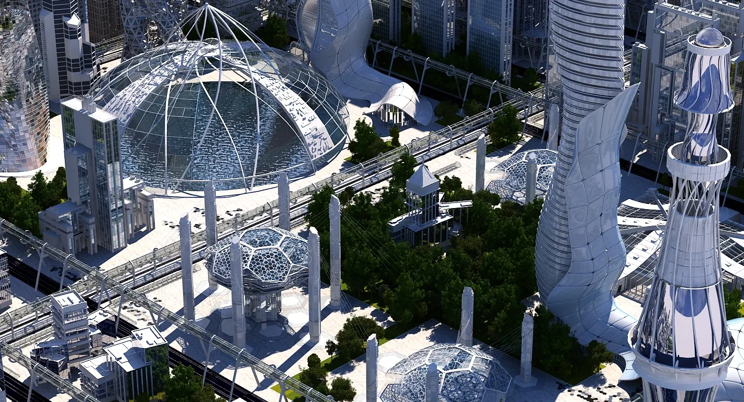 Future City HD 20 V 2 3D model