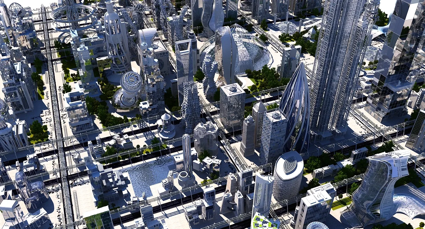 Future City HD 20 V 2 3D model