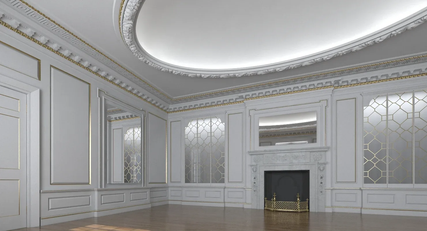 3D Classic Interior Room 311