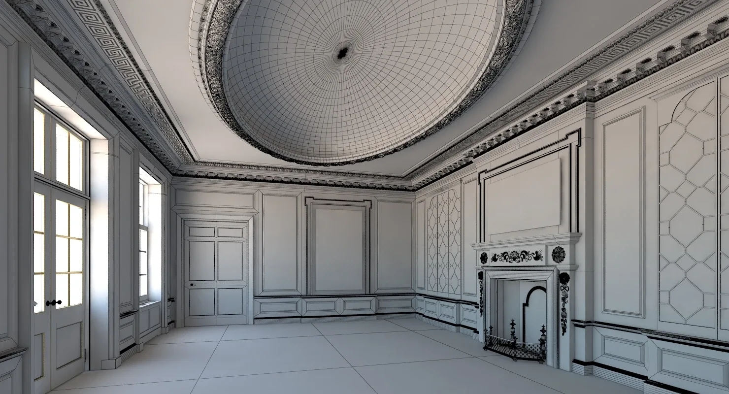 3D Classic Interior Room 311
