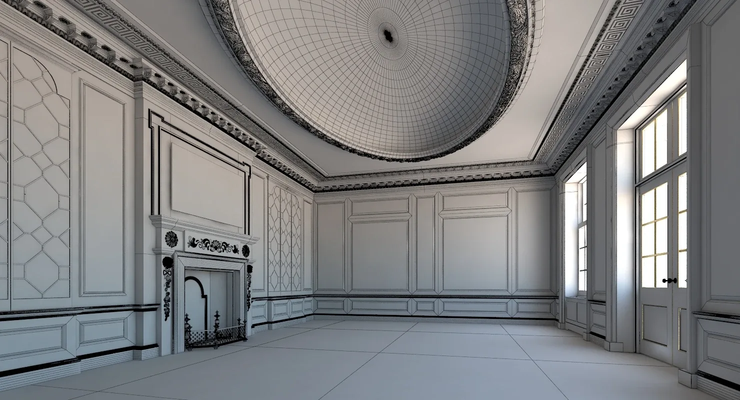 3D Classic Interior Room 311