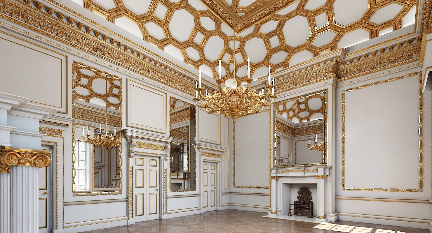 3D model Classical Interior 516 V-Ray