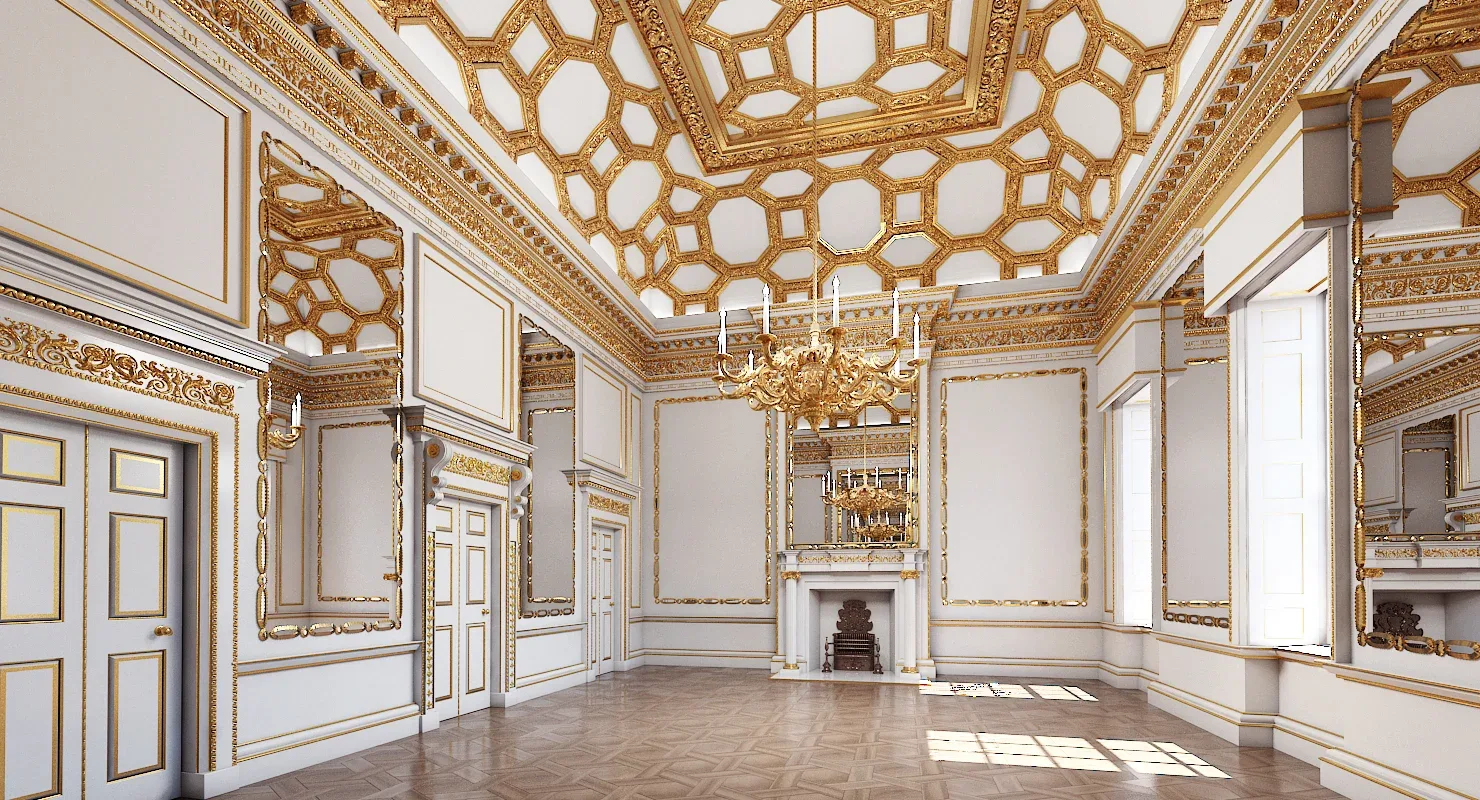 3D model Classical Interior 516 V-Ray