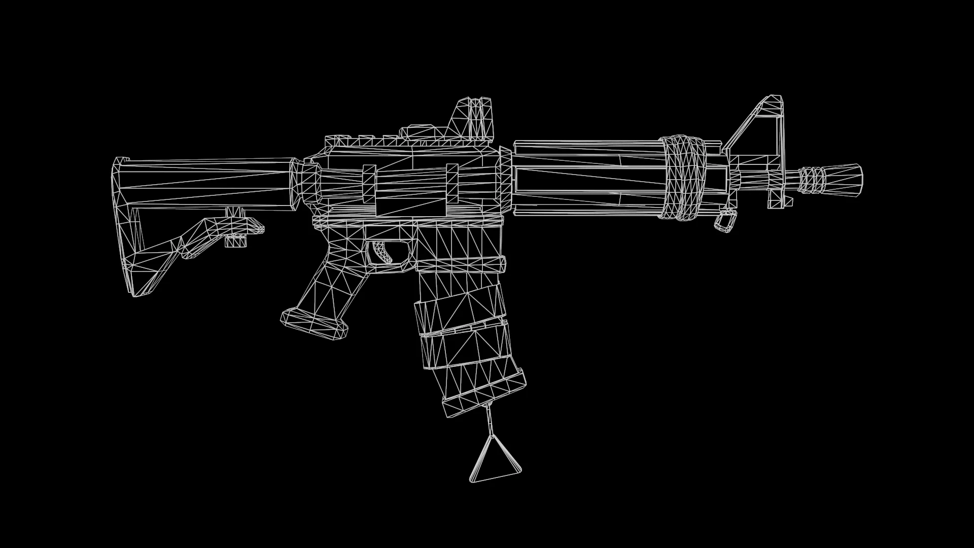 M4 Carbine Assault Rifle -MachineGun