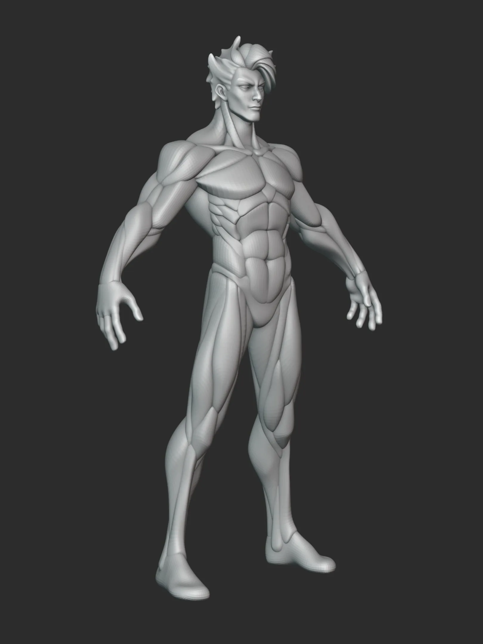 Stylized Warrior Anatomy Blckout