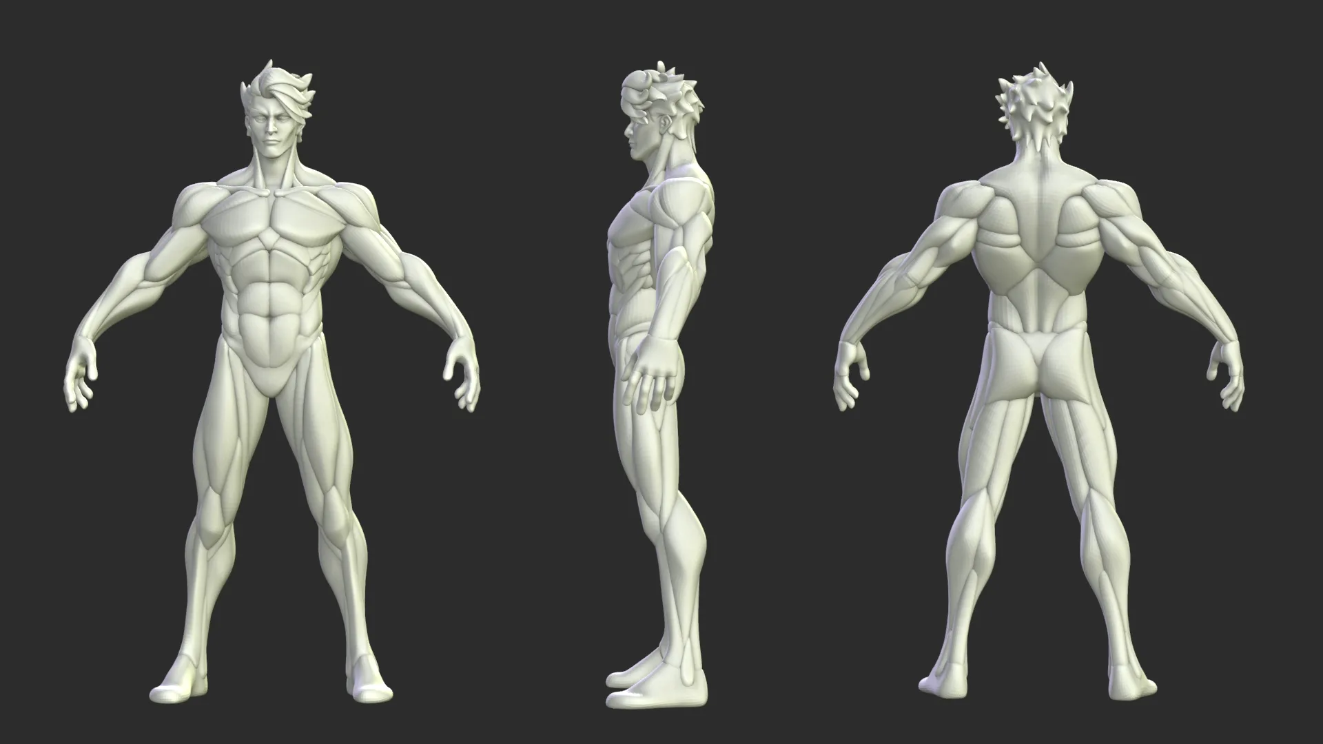 Stylized Warrior Anatomy Blckout