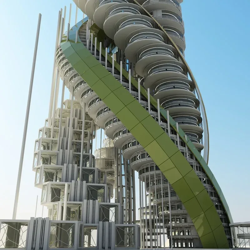 Futuristic Skyscraper 8