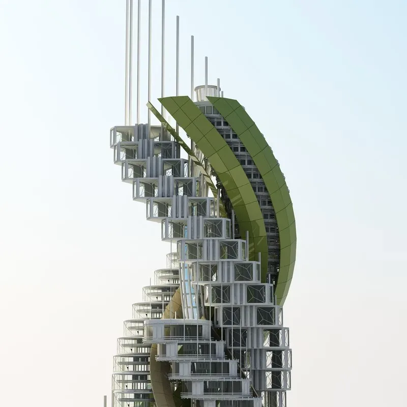 Futuristic Skyscraper 8