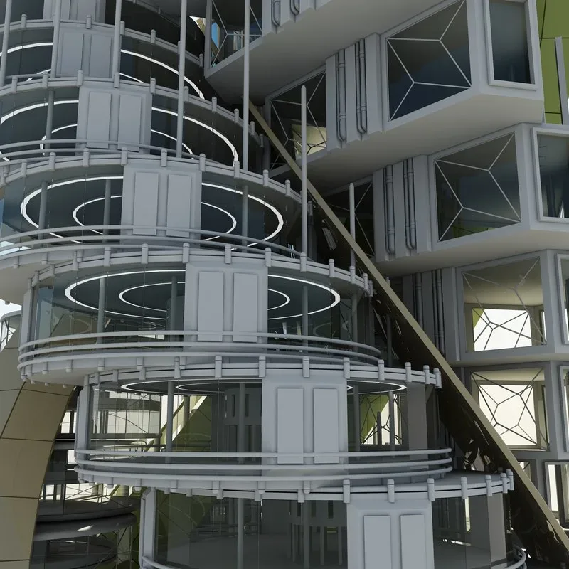 Futuristic Skyscraper 8