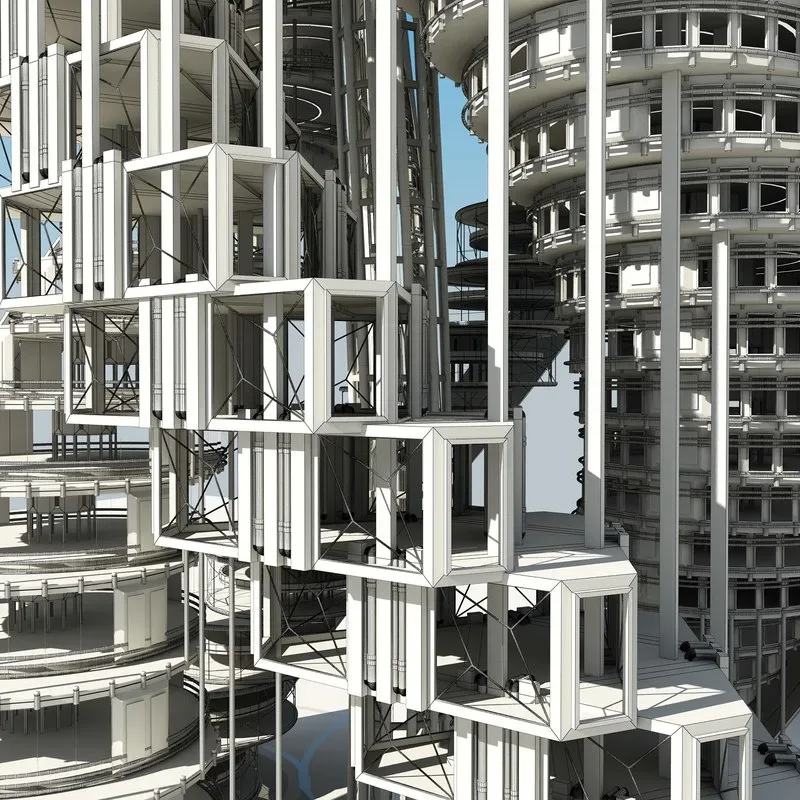 Futuristic Skyscraper 8