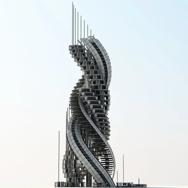 Futuristic Skyscraper 8