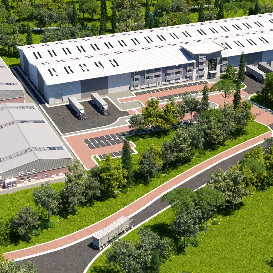 Industrial Park 3D model