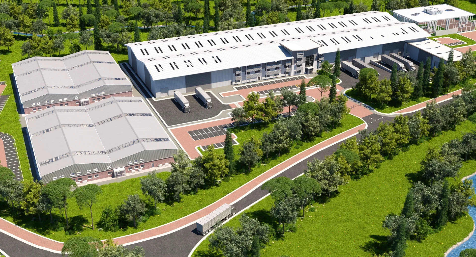 Industrial Park 3D model