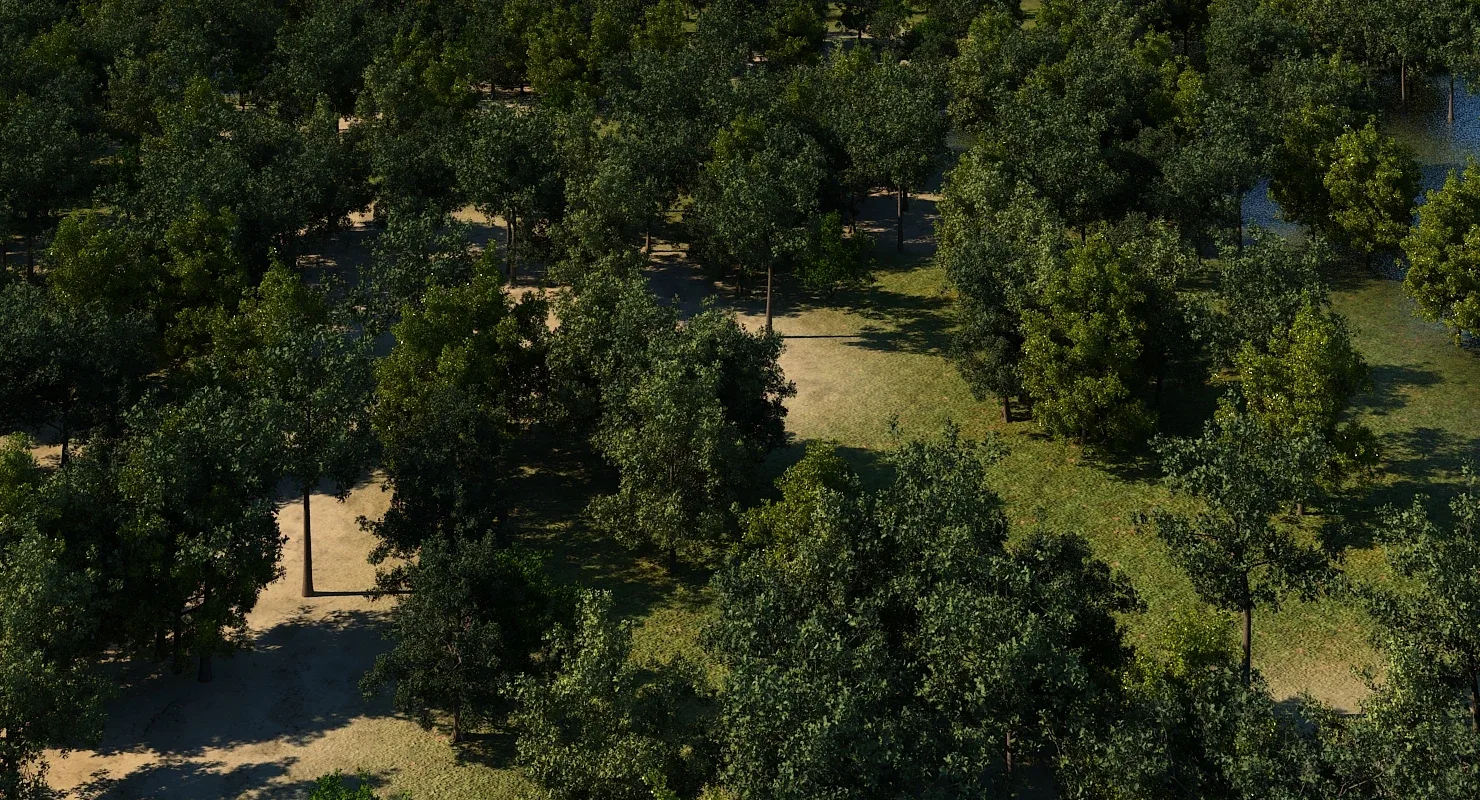 3D Landscape Trees 01 model