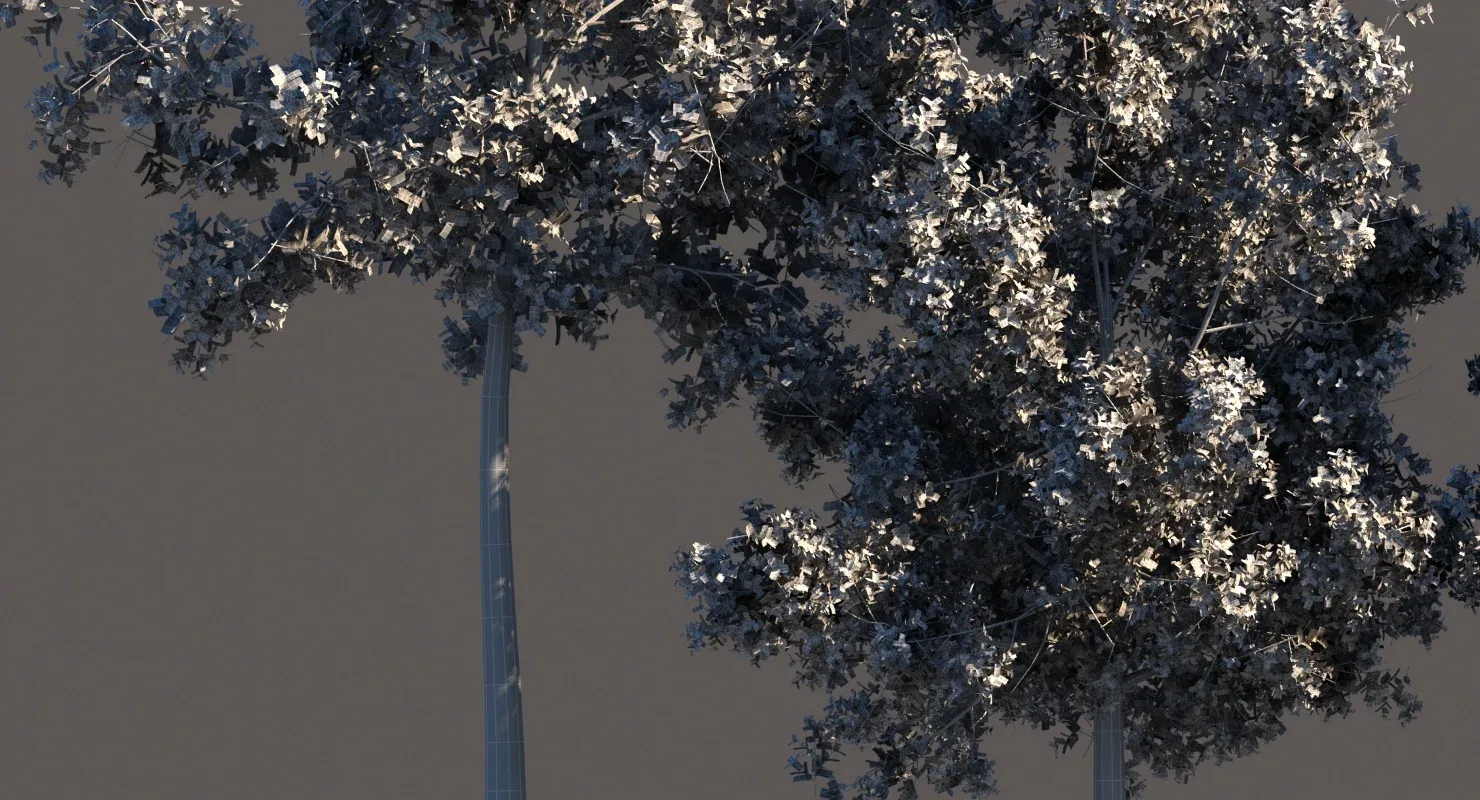 3D Landscape Trees 01 model