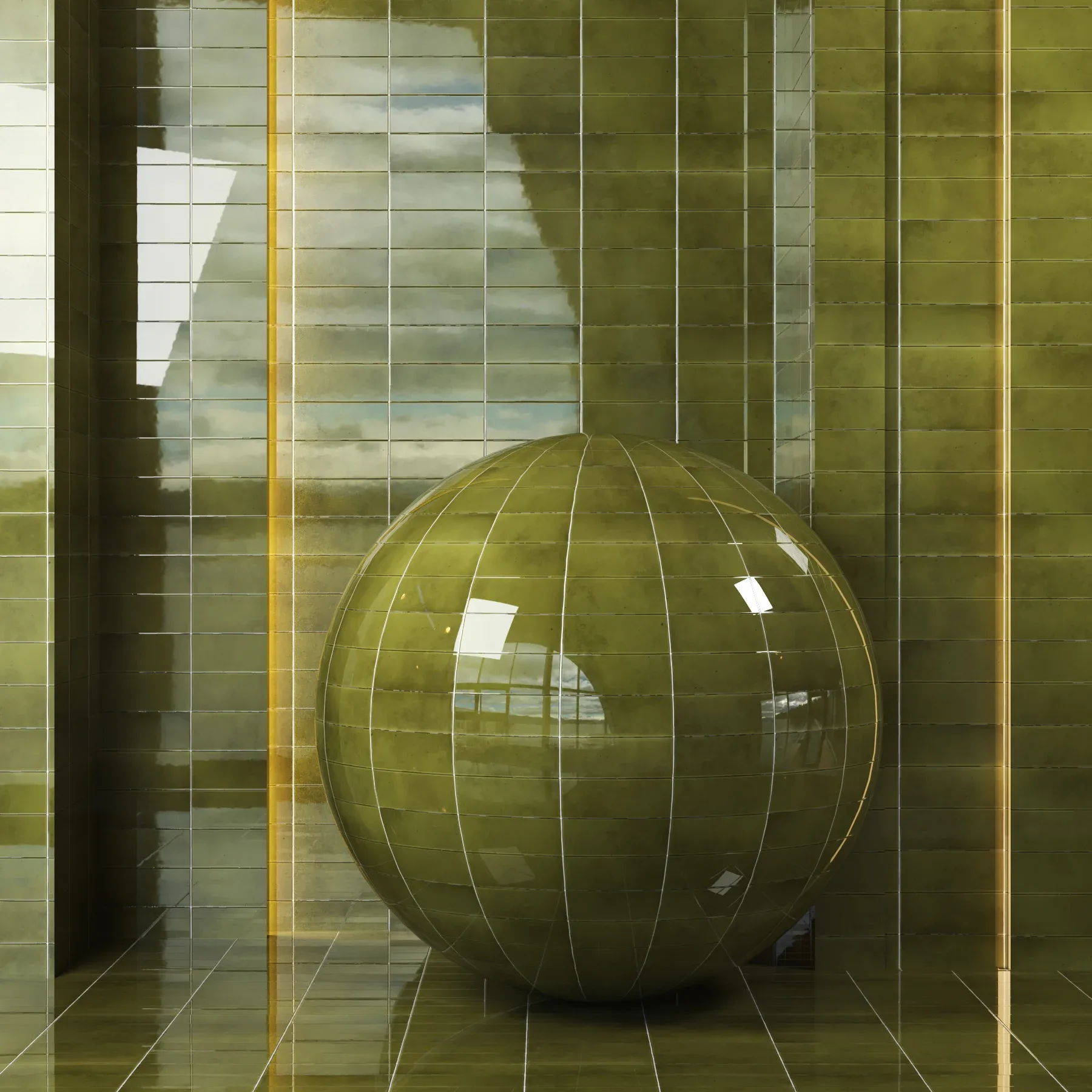 (4k)(7color) Equipe Coco Wall &amp; Floor Tile ceramics Set 01-Seamless