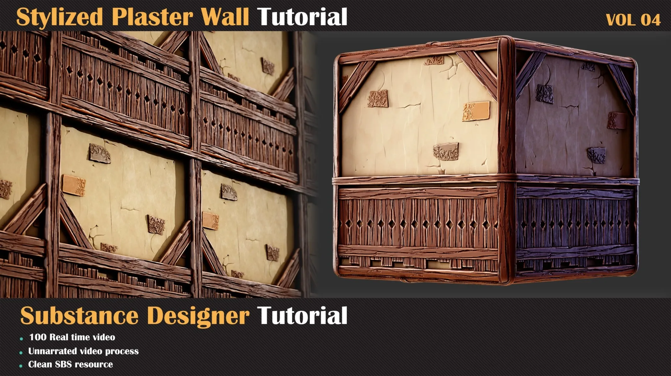 Stylized Plaster Wall Tutorial - VOL 04