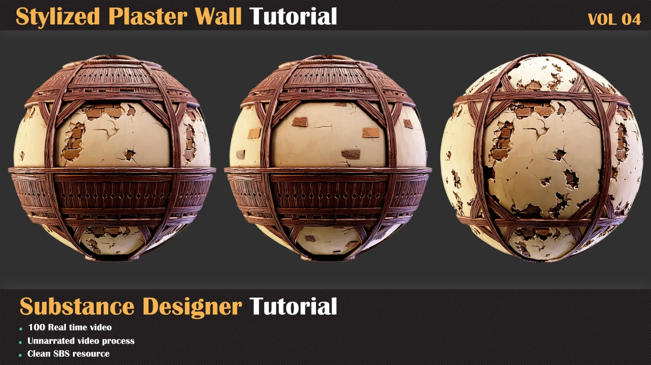 Stylized Plaster Wall Tutorial - VOL 04