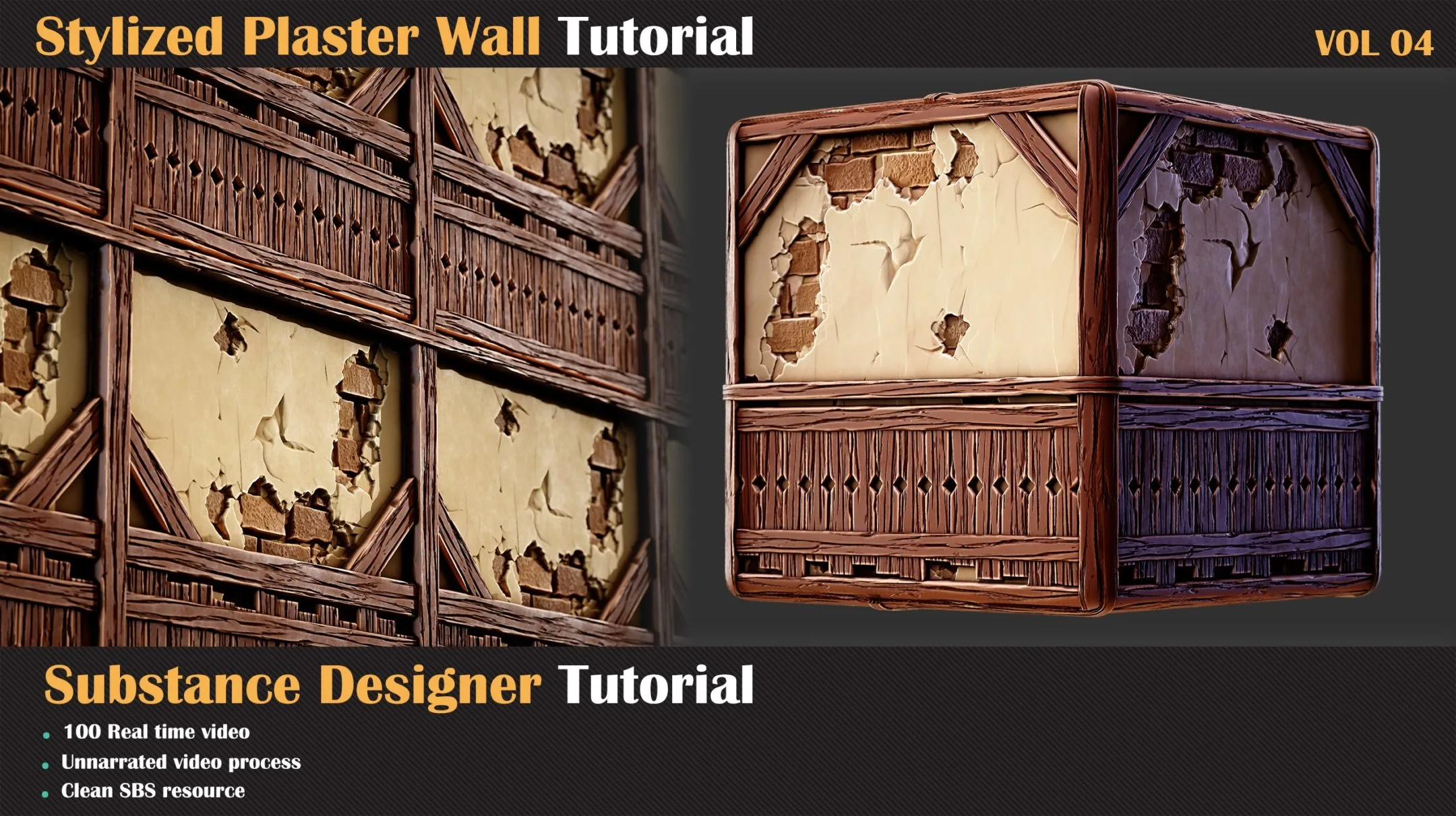 Stylized Plaster Wall Tutorial - VOL 04