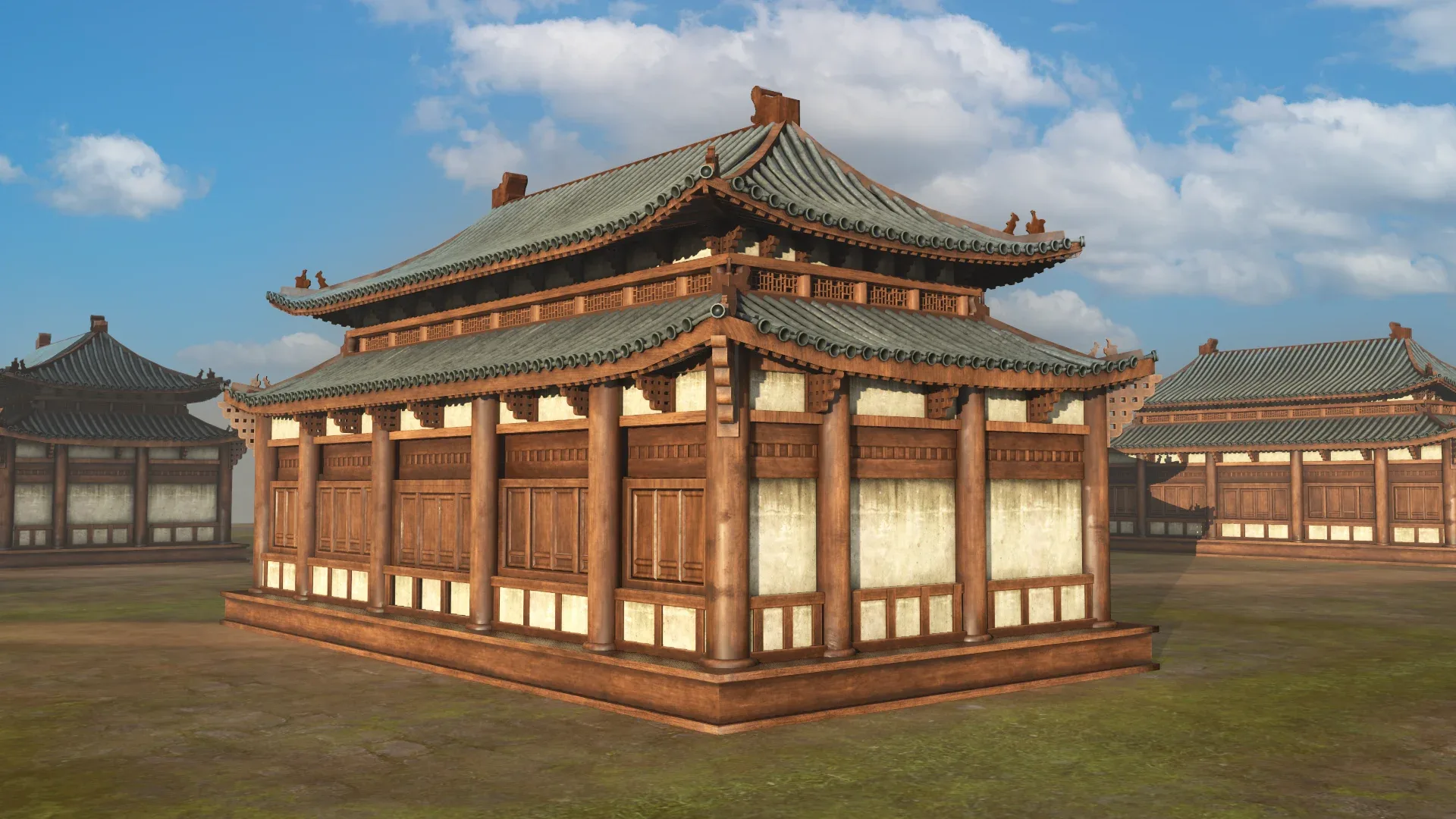 Asian Japanese Realistic Exterior Building