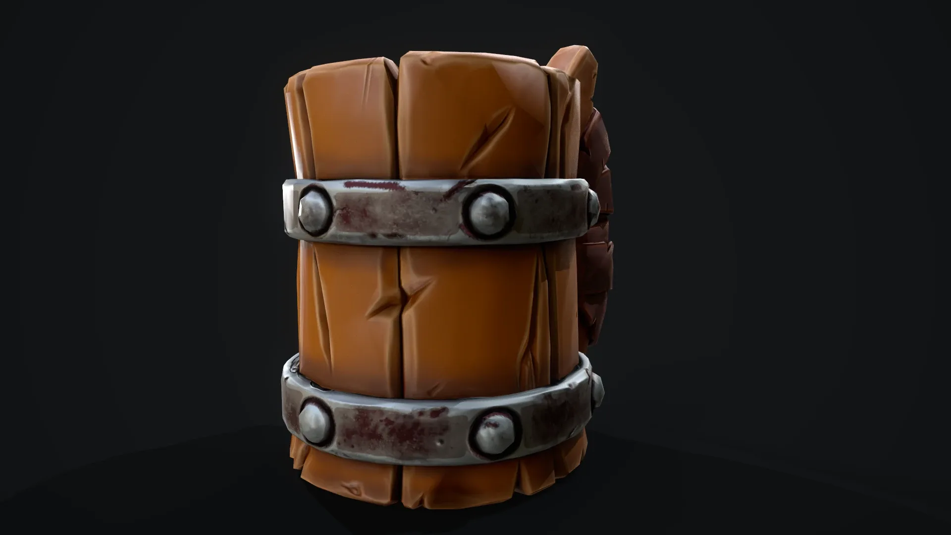 Stylized Wooden Mug