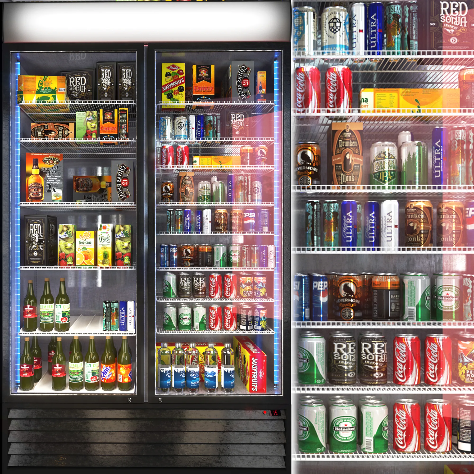 Drink refrigerator