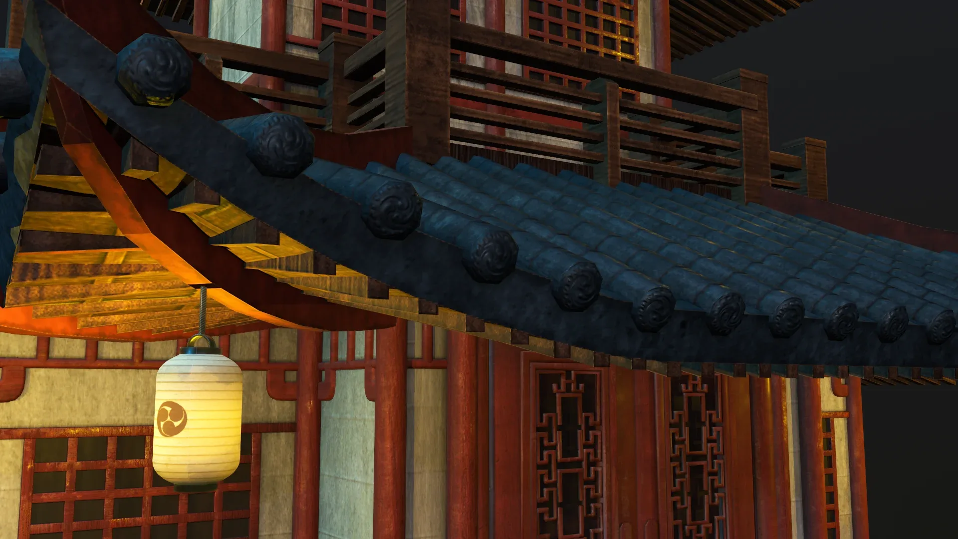 Asian Realistic Exterior Building