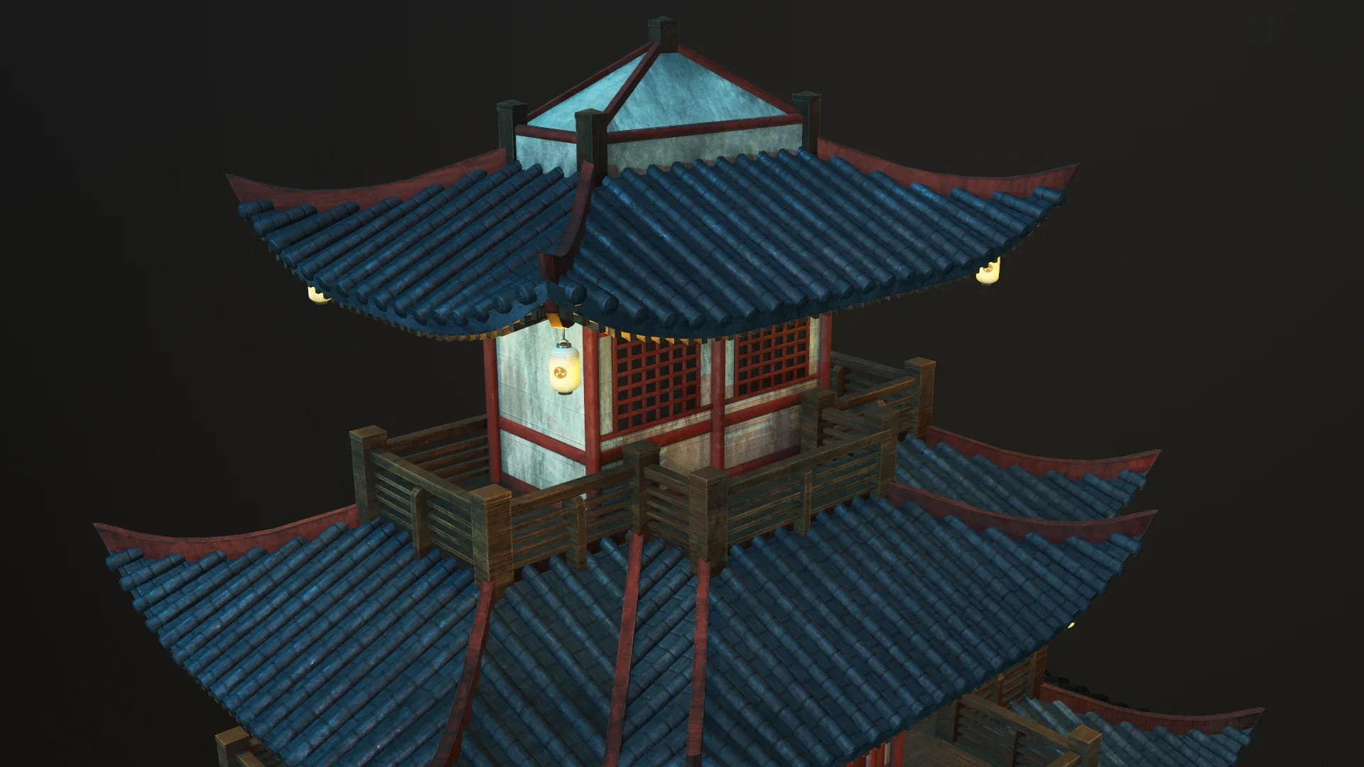 Asian Realistic Exterior Building