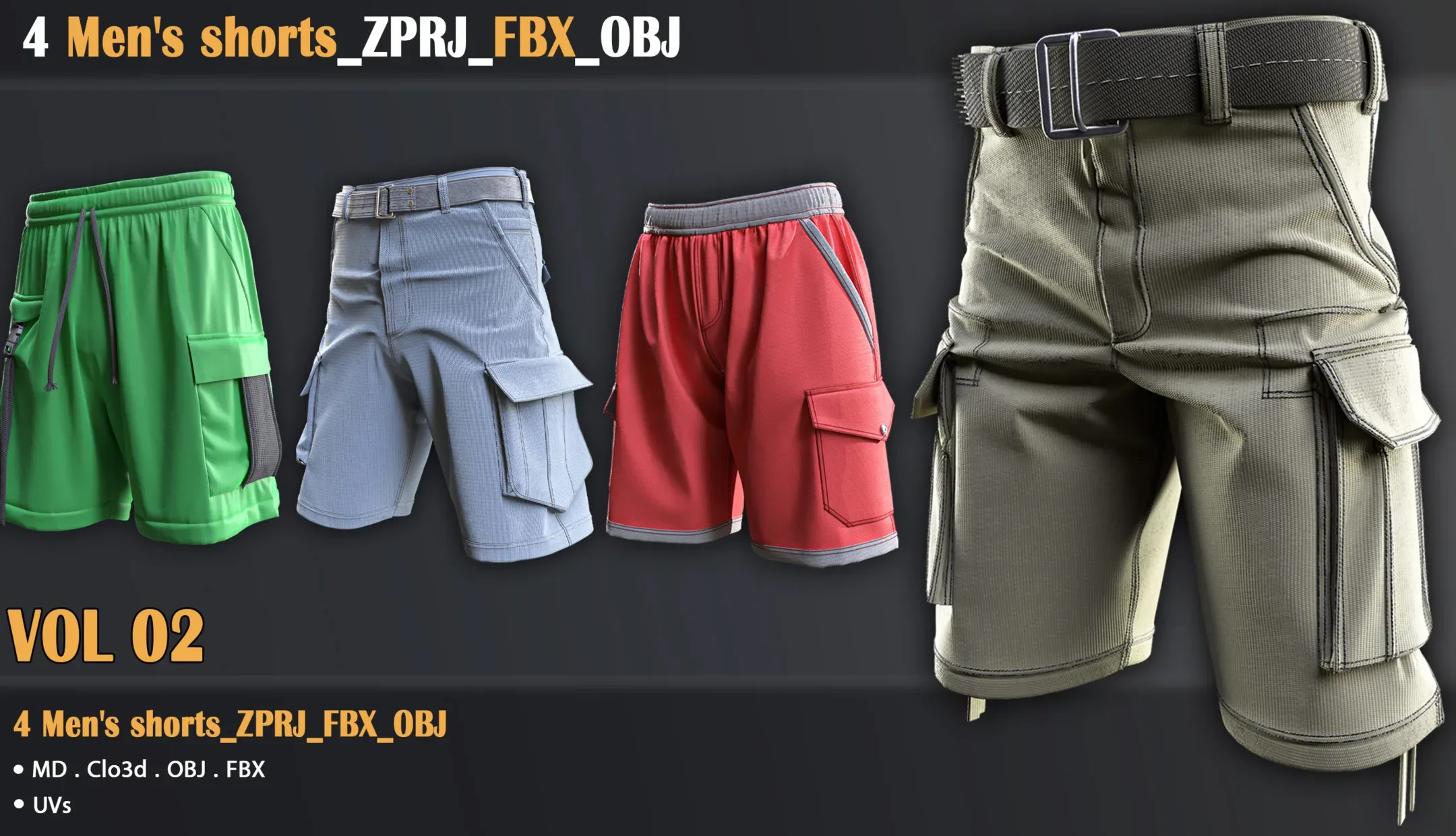 4 Men's shorts