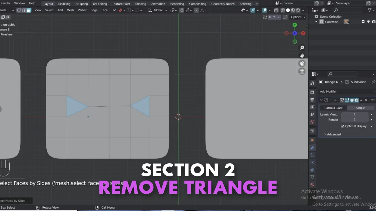 Create Clean Topology Remove N-Gon And Triangle In Blender