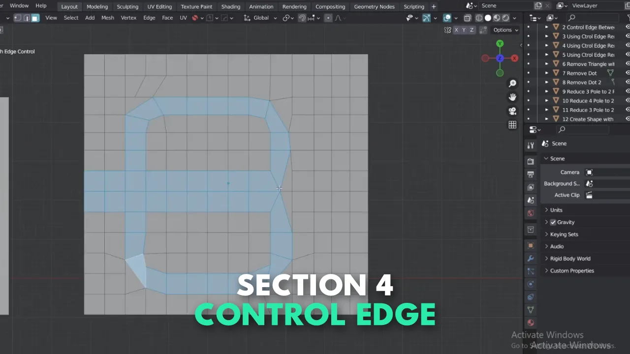 Create Clean Topology Remove N-Gon And Triangle In Blender