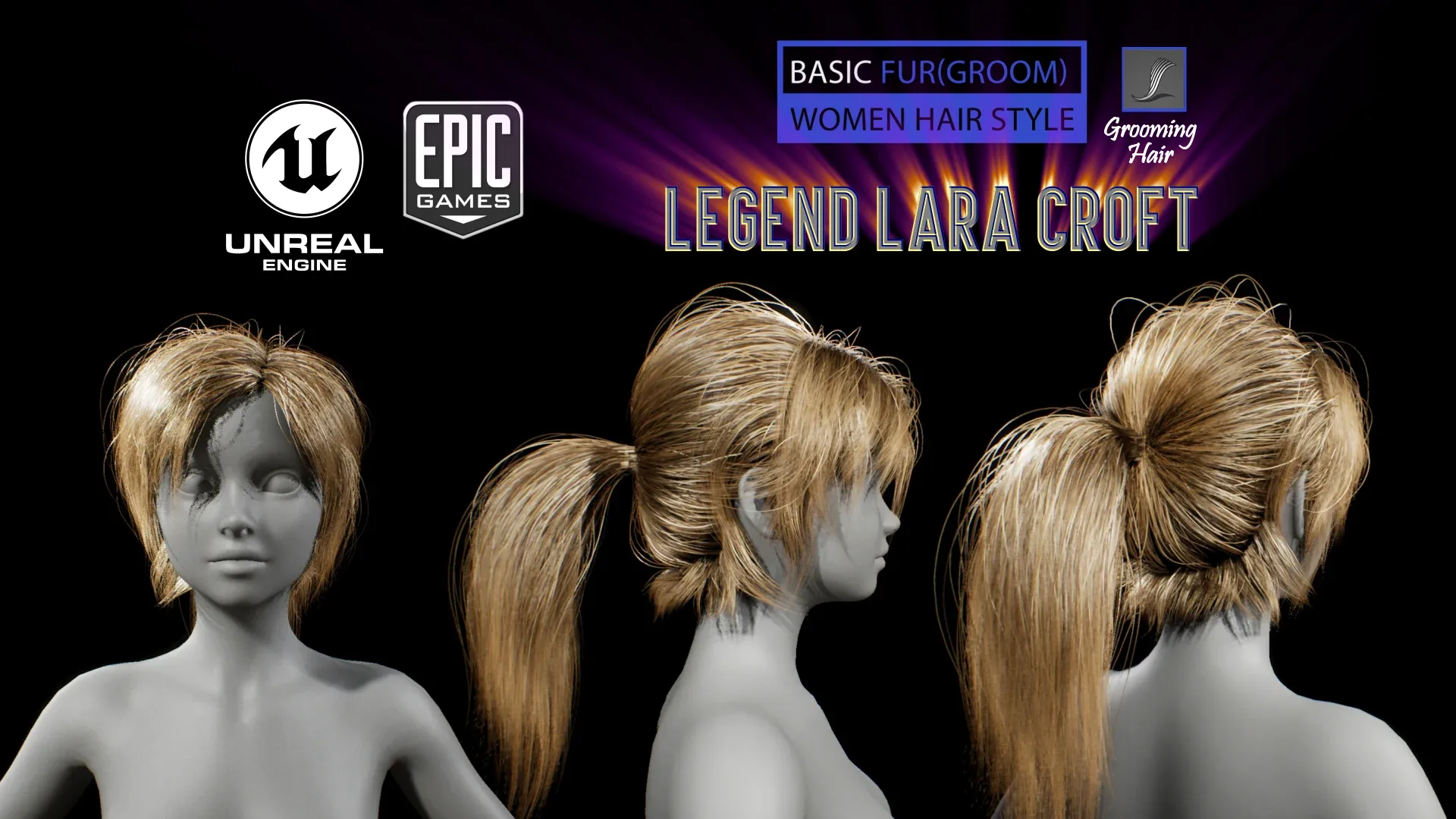 Legend Hair Groom V1 Croft