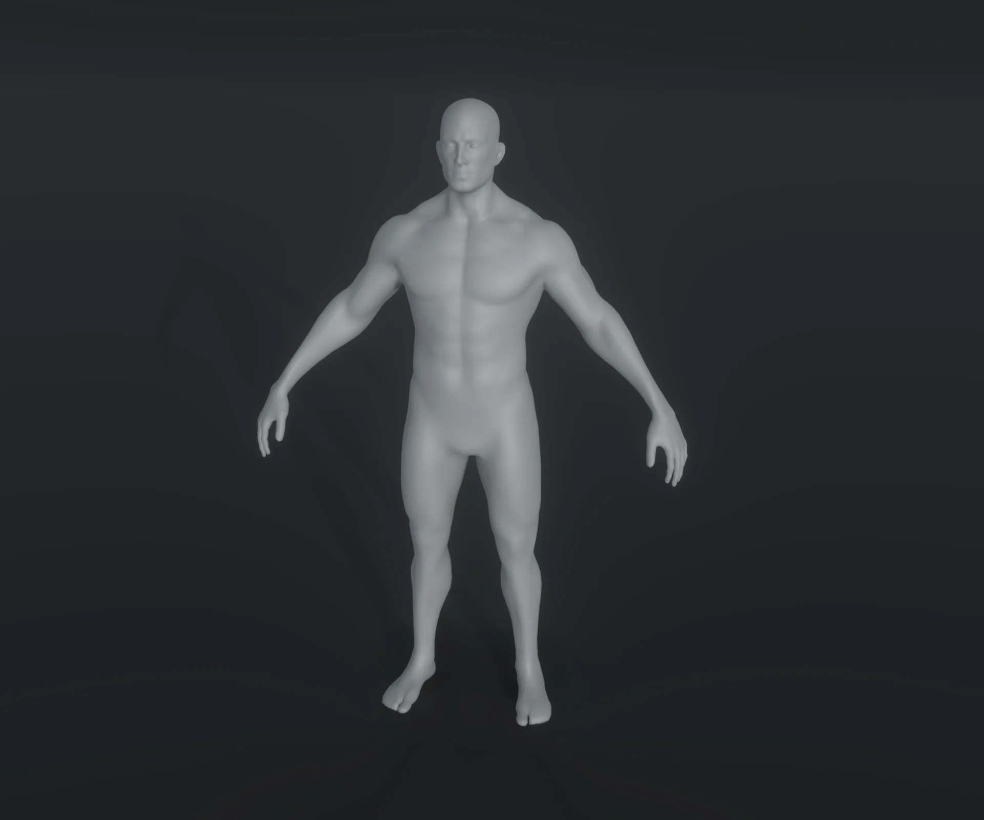 Male and Female Body Base Mesh Animated and Rigged 20k Polygons