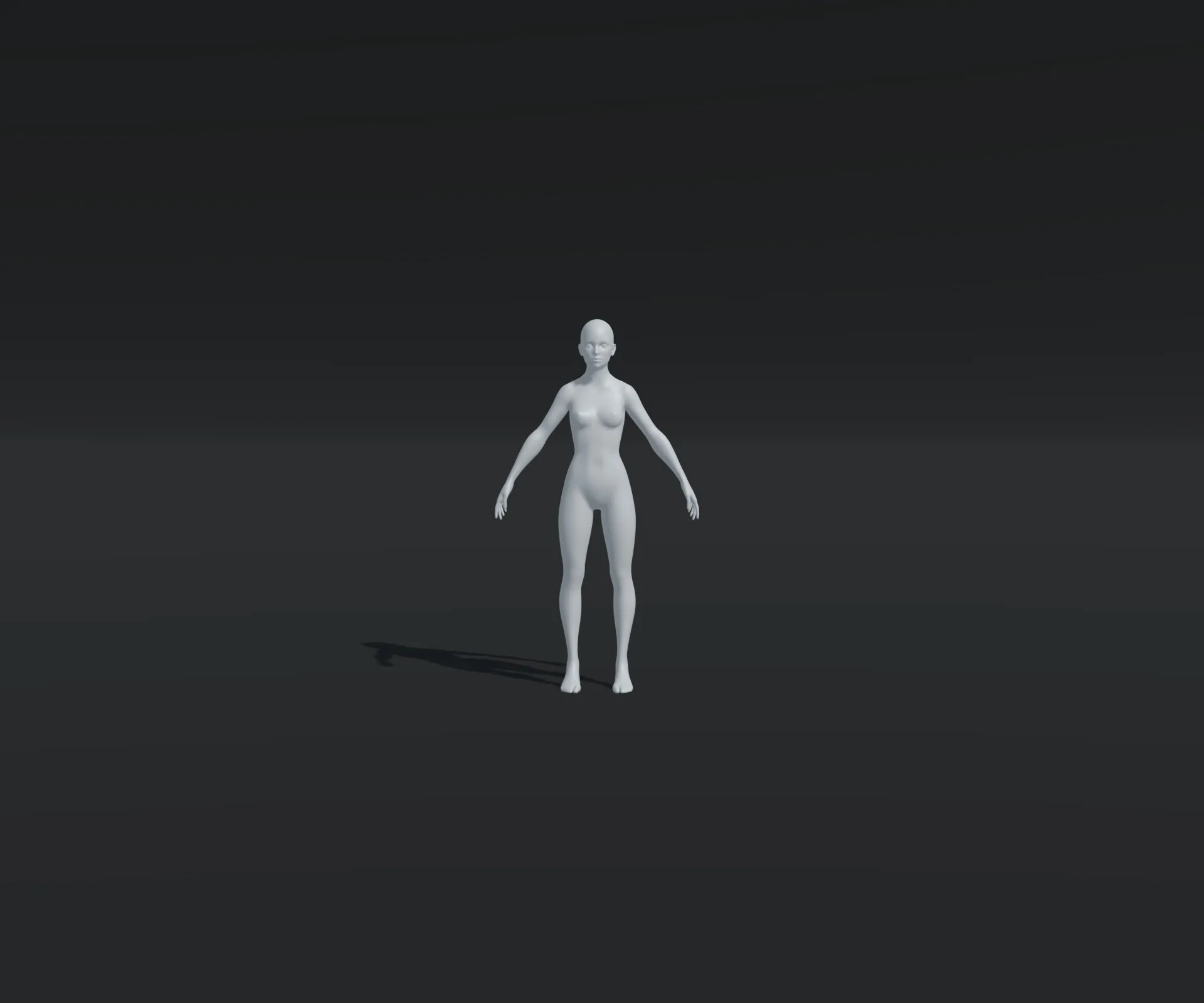 Male and Female Body Base Mesh Animated and Rigged 20k Polygons