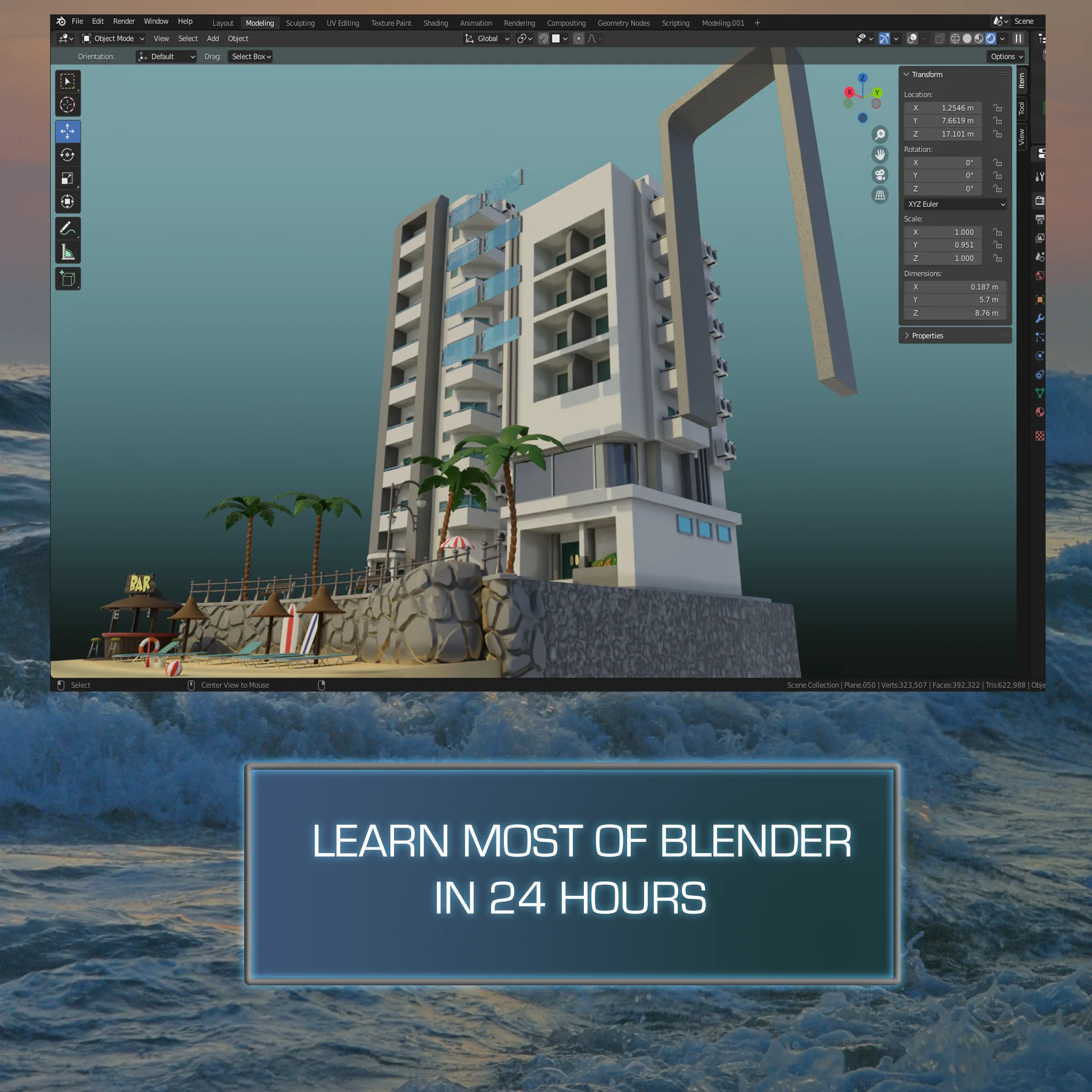 Blender 3 The Ultimate Stylized Scene Complete Beginners Guide Course