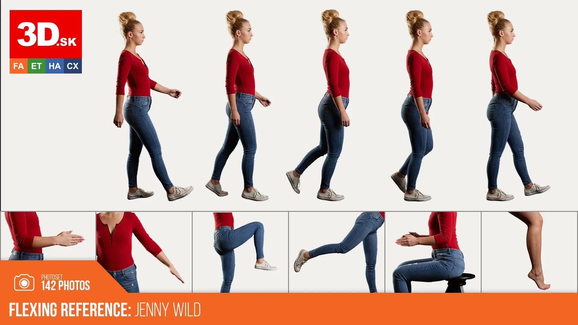 Flexing Female Reference | Jenny Wild