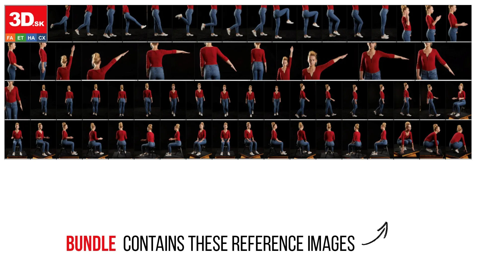 Flexing Female Reference | Jenny Wild