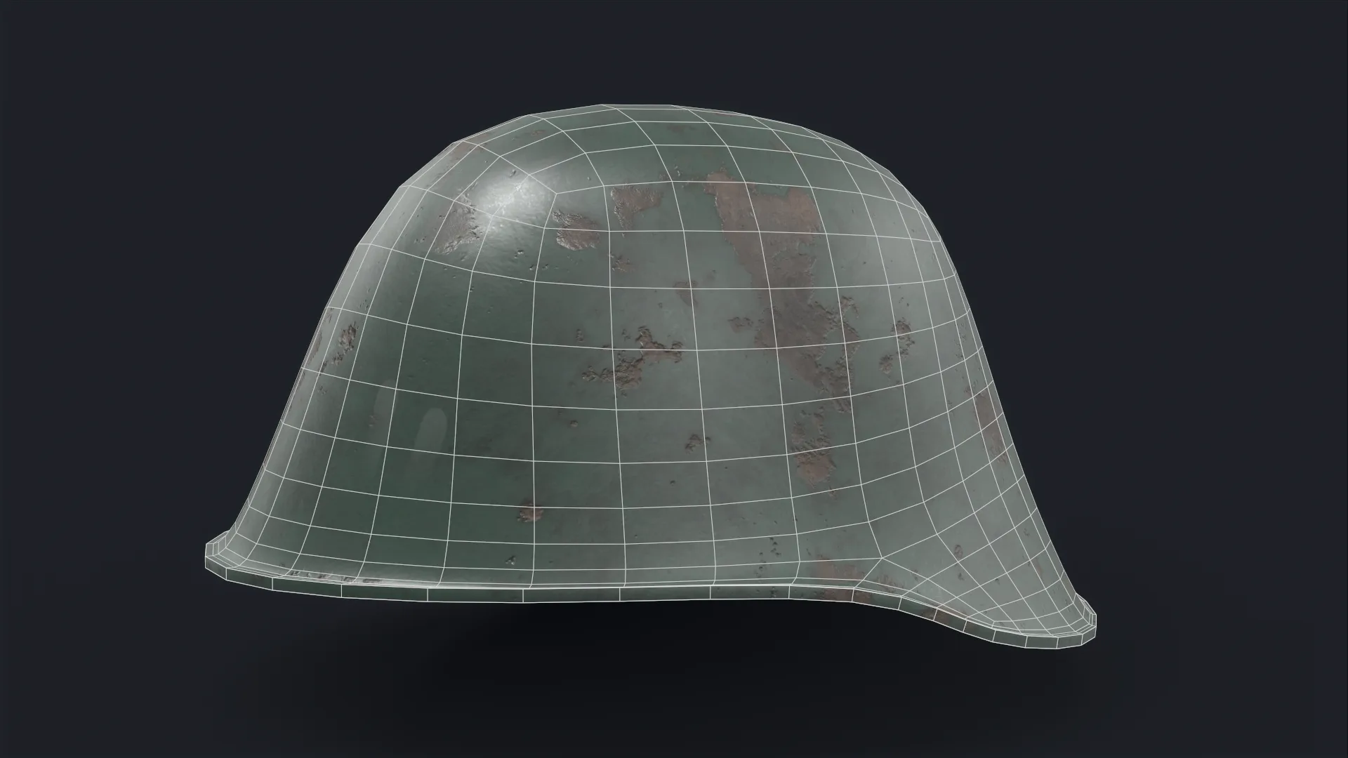 WW2 German Stahlhelm - Game Ready