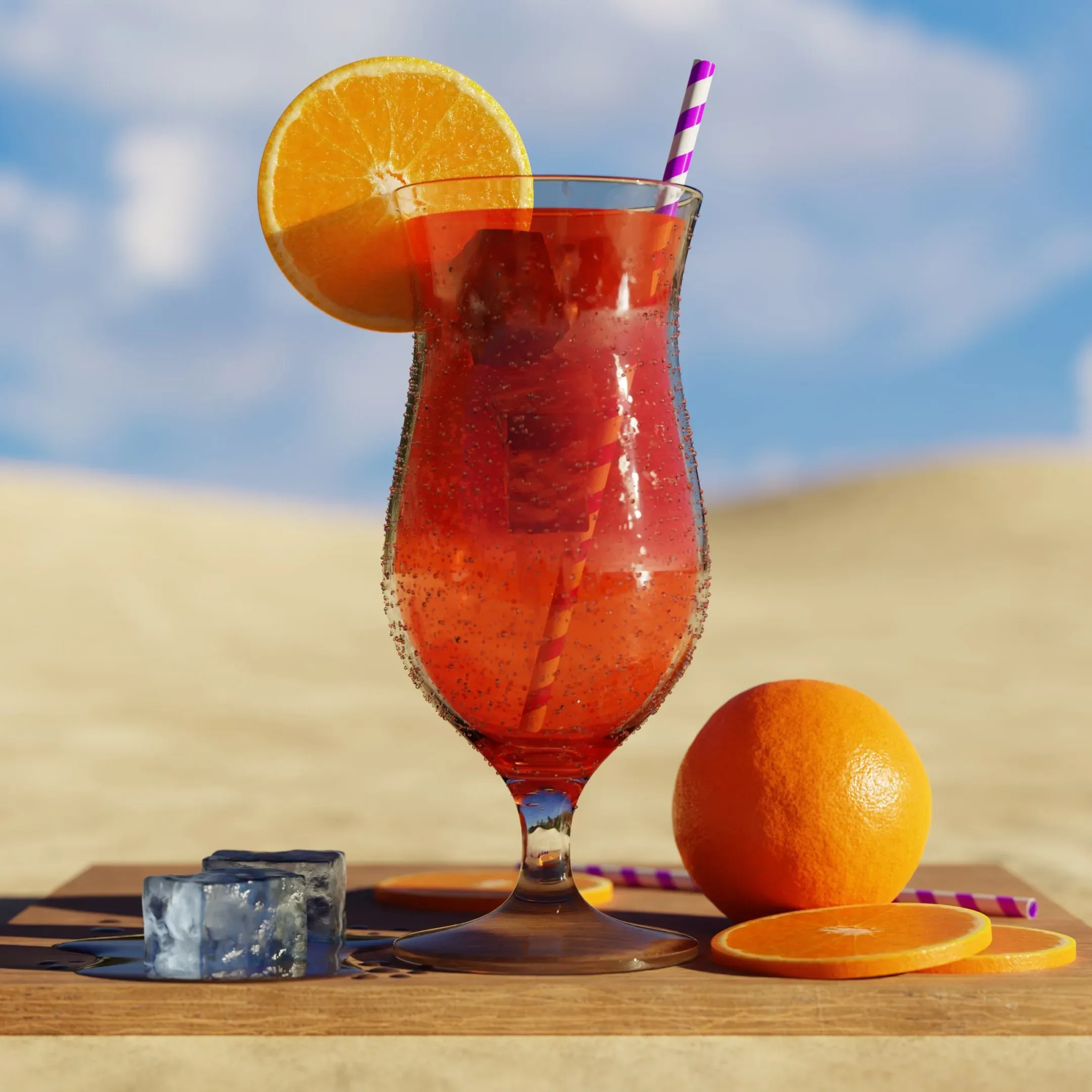 Summer Beverage FlippedNormals